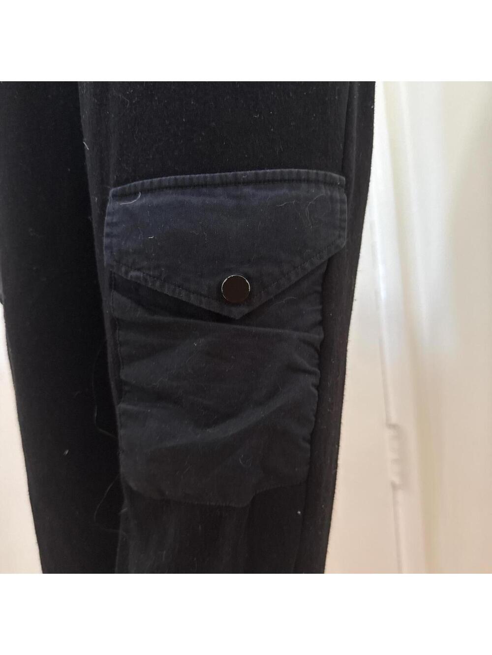 Black Zara cargo joggers M